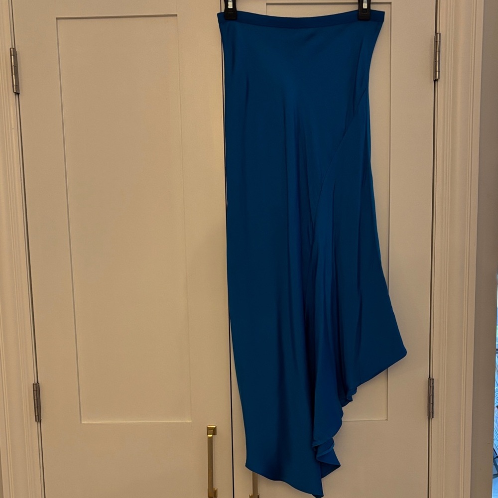 Anine Bing Blue Silk Women's Skirt